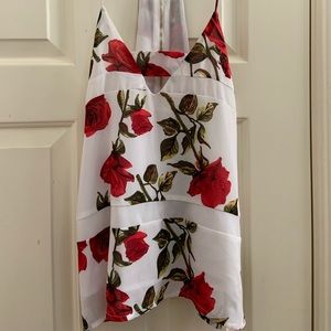 5 FOR $25 Rose tank top